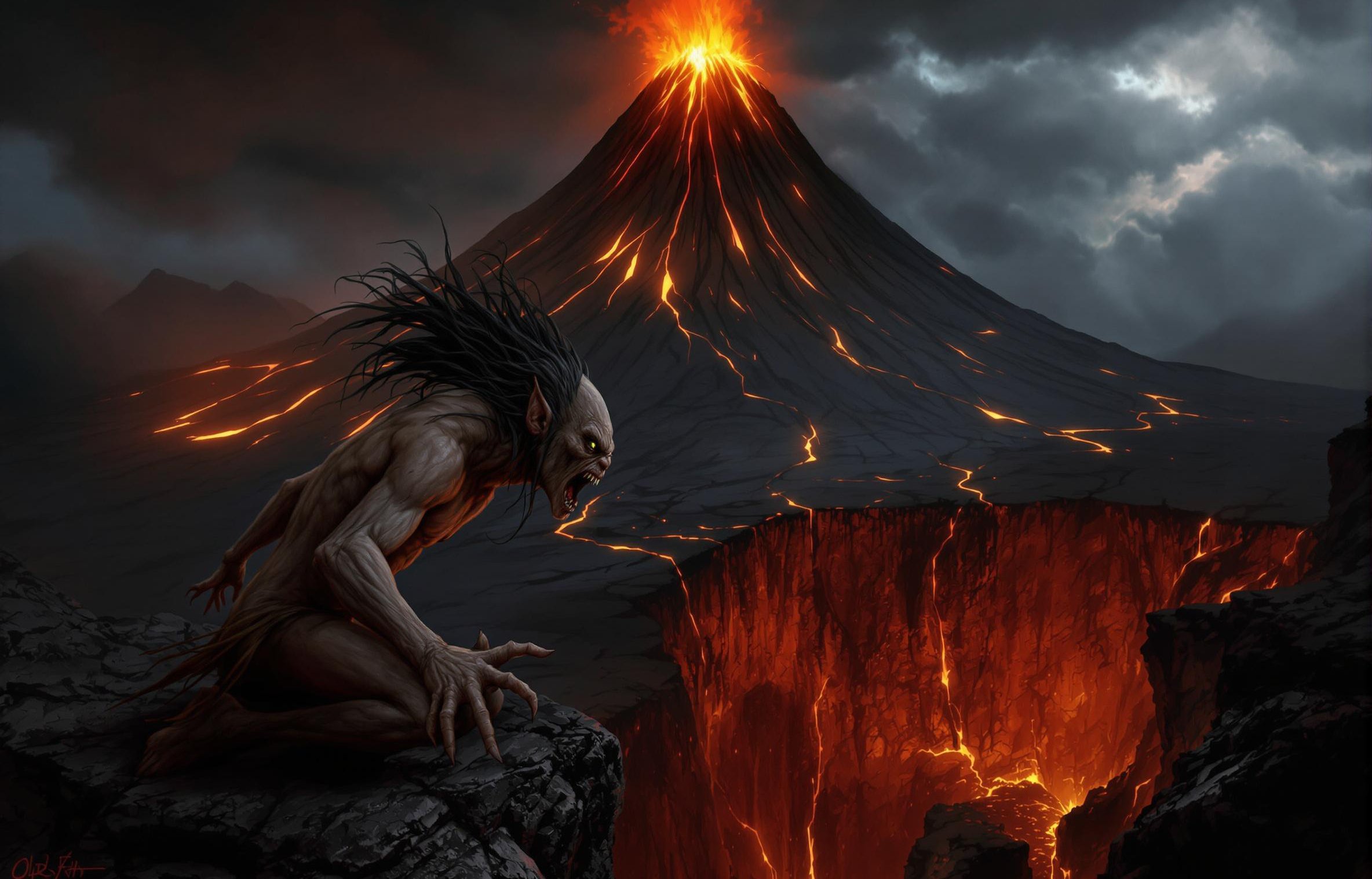 gollum volcano