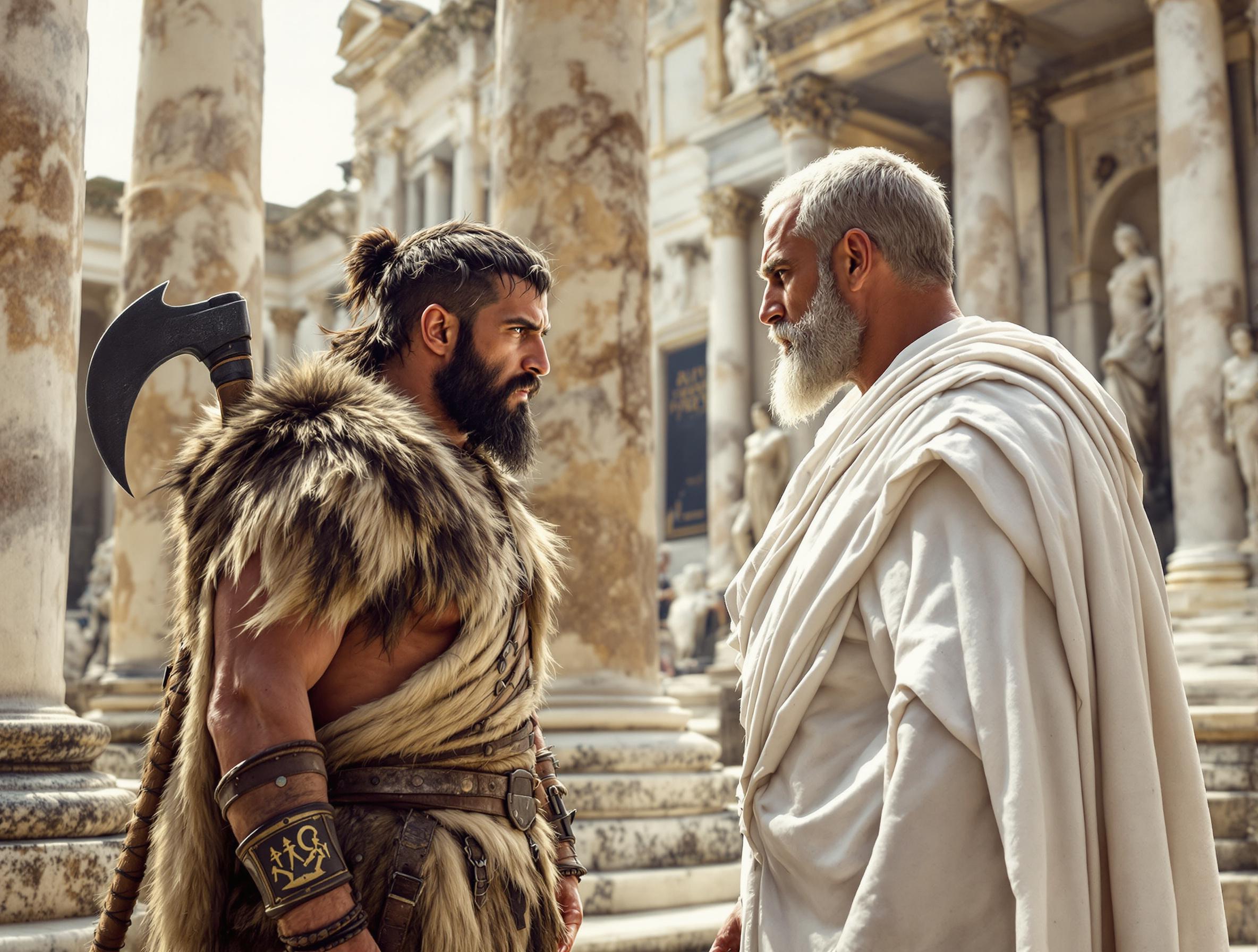 roman barbarian